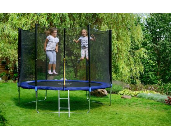 Батут FunFit 312 см (10ft) с лестницей BLUE, Цвет: синий, Диаметр батута: 312 см (10ft), фото , изображение 7
