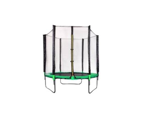 Батут Atlas Sport 183 см (6ft) с внешней сеткой без лестницы GREEN, Цвет: зеленый, Диаметр батута: 183 см (6 ft), фото 
