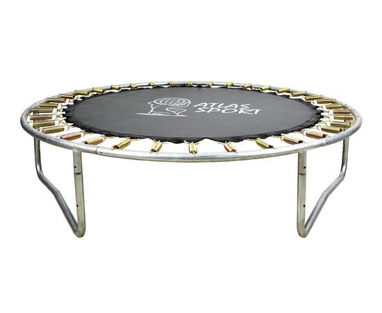 Батут Atlas Sport 183 см (6ft) с внешней сеткой без лестницы GREEN, Цвет: зеленый, Диаметр батута: 183 см (6 ft), фото , изображение 4