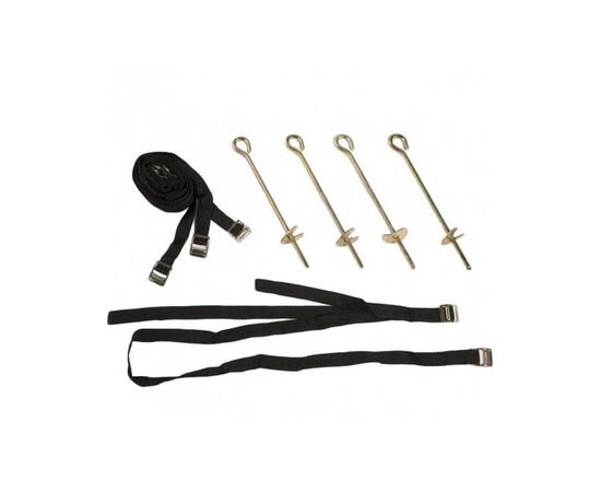 Батут Atlas Sport 252 см (8ft) с внутренней сеткой и лестницей GREEN, фото , изображение 9