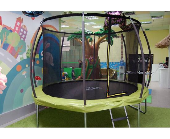 Батут Atlas Sport 312 см (10ft) MASTER GREEN, Цвет: зеленый, Диаметр батута: 312 см (10ft), фото , изображение 3