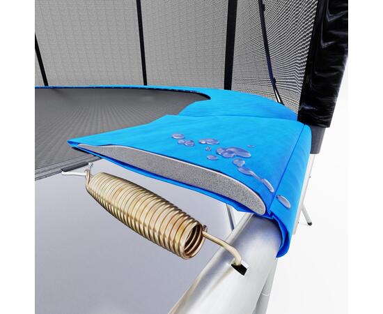Батут Atlas Sport 374 см (12ft) с внутренней сеткой и лестницей BLUE, Цвет: синий, Диаметр батута: 374 см (12 ft), фото , изображение 4