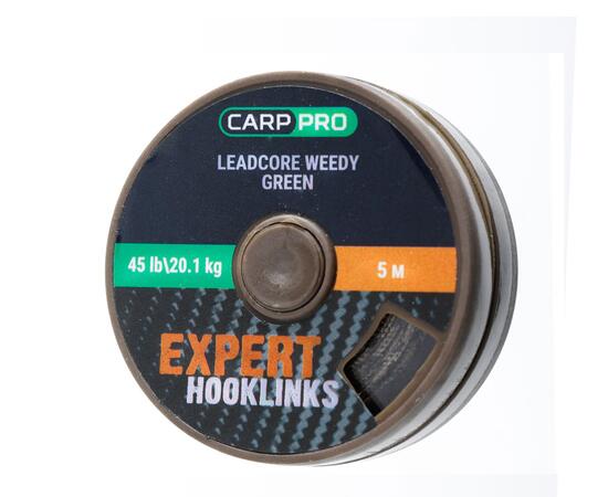 Ледкор CARP PRO 45LB цвет зеленый 5м, Цвет: зеленый, Разрывная нагрузка: 45, Длина, см: 500, фото 