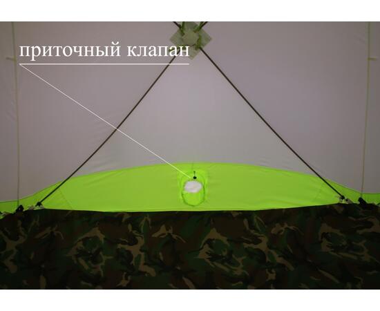 Зимняя палатка Лотос Куб 3 Классик С9 (Оранжевый), Цвет: оранжевый, Вместимость (чел): 3, фото , изображение 15