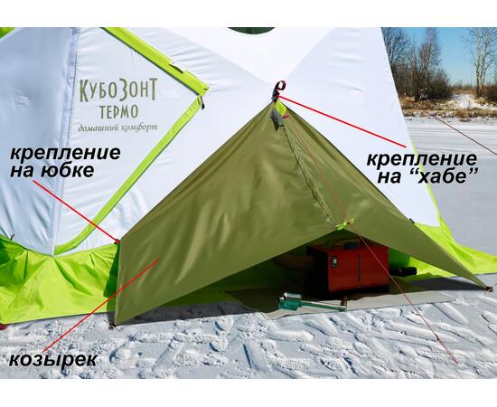 Козырек "Лотос" защитный для автономного обогревателя, фото , изображение 2