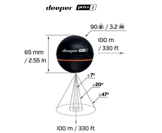 Эхолот Deeper Smart Sonar PRO+ 2, фото , изображение 5