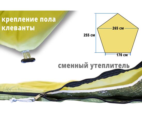 Пол утепленный Лотос 3 ПУ 4000, Размер (см): 255х265, Комплектация: без фланцев, фото , изображение 3