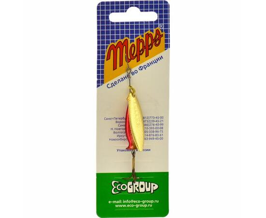 Блесна Mepps Aglia Long Heavy 1+ OR-OR/RGE золото 12g    (C61), Цвет: Gold, Вес блесны (г): 12, фото , изображение 3