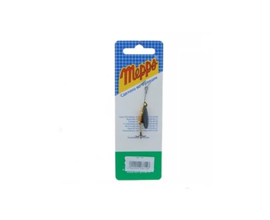 Блесна Mepps Aglia 1 N черный 3,5g    (C03), Цвет: Black, Вес блесны (г): 3,5, фото , изображение 3