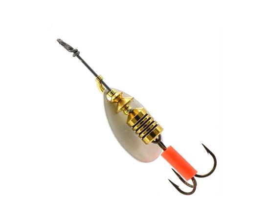 Блесна Mepps Aglia Fluo 1 PHOSPHO фосфор 3,5g    (C19), Цвет: Phospho/Белая (светится в темноте), Вес блесны (г): 3,5, фото , изображение 2