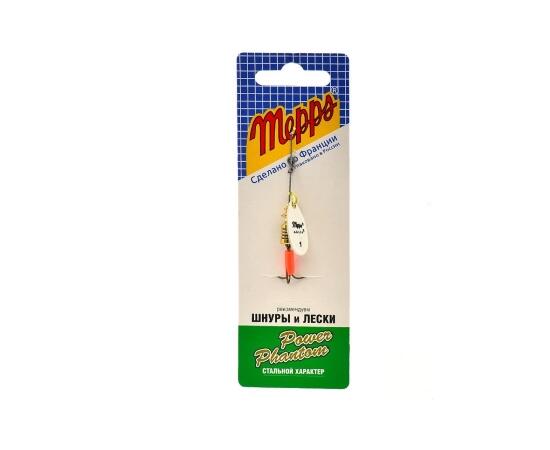 Блесна Mepps Aglia Fluo 1 PHOSPHO фосфор 3,5g    (C19), Цвет: Phospho/Белая (светится в темноте), Вес блесны (г): 3,5, фото , изображение 3