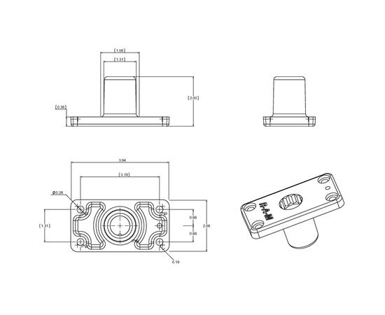 Держатель спиннинга RAM Tube Jr. RAP-390-RB-NB, фото , изображение 7