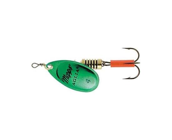 Блесна Mepps Platinum 4 OR/VERT золото/зелен 9g    (F09), Цвет: Green/Gold (Зеленая/Золото), Вес блесны (г): 9, фото , изображение 3