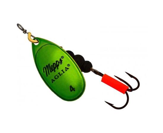 Блесна Mepps Platinum 4 OR/VERT золото/зелен 9g    (F09), Цвет: Green/Gold (Зеленая/Золото), Вес блесны (г): 9, фото 