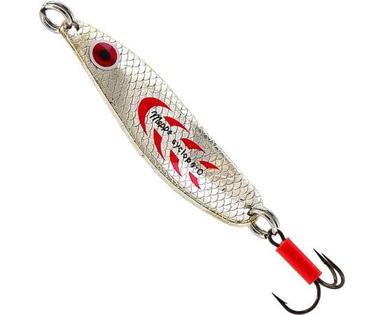 Блесна Mepps Syclops 0 AG/ROUGE серебро/красн 8g    (H06), Цвет: Red/Silver (Красная/Серебро), Вес блесны (г): 8, фото 