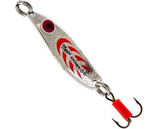 Блесна Mepps Syclops 00 AG/ROUGE серебро/красн 5g    (H02), Цвет: Red/Silver (Красная/Серебро), Вес блесны (г): 5, фото 