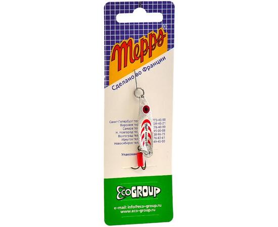 Блесна Mepps Syclops 00 AG/ROUGE серебро/красн 5g    (H02), Цвет: Red/Silver (Красная/Серебро), Вес блесны (г): 5, фото , изображение 4