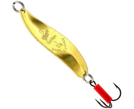 Блесна Mepps Syclops 1 OR/ROUGE золото/красн 12g    (H11), Цвет: Red/Gold (Красная/Золото), Вес блесны (г): 12, фото , изображение 2
