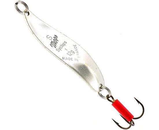 Блесна Mepps Syclops 1 AG/NOIR серебро/черн 12g    (H09), Цвет: Black/Silver (Черная/Серебро), Вес блесны (г): 12, фото , изображение 2