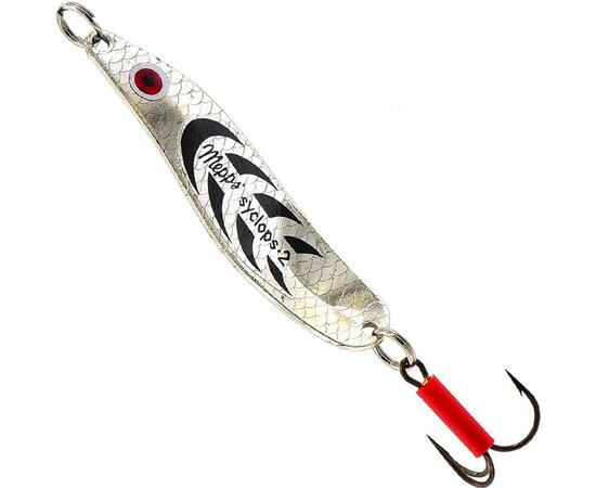 Блесна Mepps Syclops 2 AG/NOIR серебро/черн 17g    (H14), Цвет: Black/Silver (Черная/Серебро), Вес блесны (г): 17, фото 