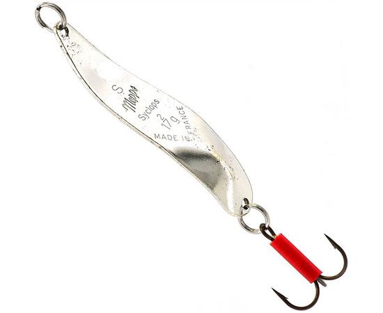 Блесна Mepps Syclops 2 AG/NOIR серебро/черн 17g    (H14), Цвет: Black/Silver (Черная/Серебро), Вес блесны (г): 17, фото , изображение 2