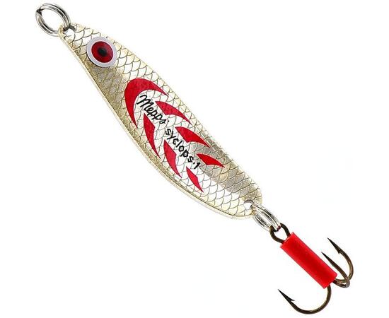 Блесна Mepps Syclops 1 AG/ROUGE серебро/красн 12g    (H10), Цвет: Red/Silver (Красная/Серебро), Вес блесны (г): 12, фото 
