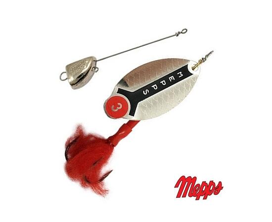 Блесна Mepps Lusox 3 AG серебро 20,5g      (H31), Цвет: Silver, Вес блесны (г): 20.5, фото , изображение 2