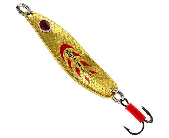 Блесна Mepps Syclops 0 OR/ROUGE золото/красн 8g    (H07), Цвет: Red/Gold (Красная/Золото), Вес блесны (г): 8, фото 