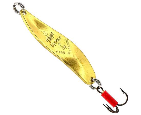 Блесна Mepps Syclops 0 OR/ROUGE золото/красн 8g    (H07), Цвет: Red/Gold (Красная/Золото), Вес блесны (г): 8, фото , изображение 2