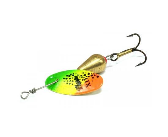 Блесна Mepps XD 1 TRIO Fluo Tiger 3g    (C69), фото , изображение 2