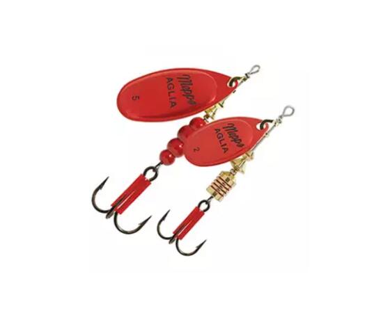 Блесна Mepps Platinum 3 AG/ROUGE серебро/красная 6,5g    (E15), Цвет: Red/Silver (Красная/Серебро), Вес блесны (г): 6,5, фото , изображение 3