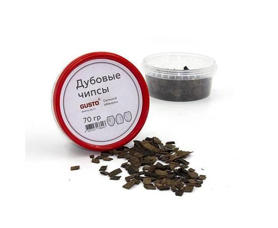 Дубовые чипсы сильной обжарки GUSTO, Вкус ароматизатора: сильной обжарки ч, фото 