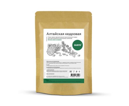 Алтайская кедровая (35 гр.) GUSTO, Вкус ароматизатора: Алтайская кедровая, фото 