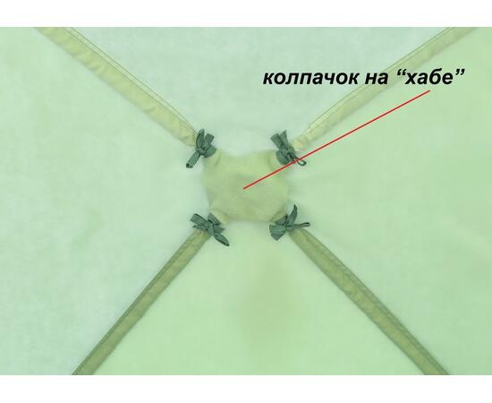 Утепленная зимняя палатка Лотос КубоЗонт 4 Компакт Термо (Серо-Салатовый) Модель 2022, фото , изображение 28