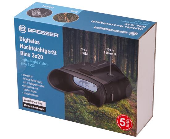 Бинокль ночного видения BRESSER Bino 3x20 Цифровой, фото , изображение 10