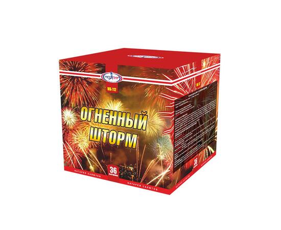 Батарея салютов Огненный Шторм МЕГАПИР, фото , изображение 3