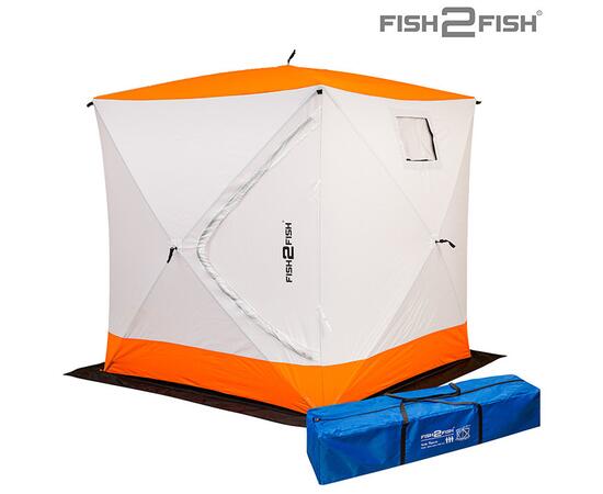 Зимняя палатка Fish2Fish Куб в чехле 220х220х235 см, фото , изображение 4