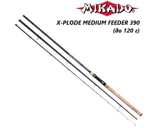 Удилище фидерное Mikado X-PLODE MEDIUM FEEDER 390 (до 120 г), фото 