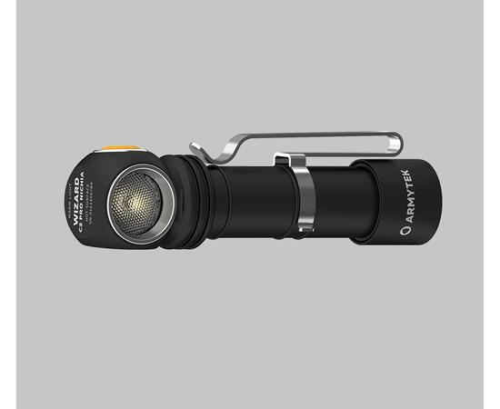 Фонарь Armytek Wizard C2 Pro Nichia Magnet USB / Теплый диод Nichia / 1600 лм / TIR 70°:120° / 1x18650 (в комплекте), фото , изображение 3