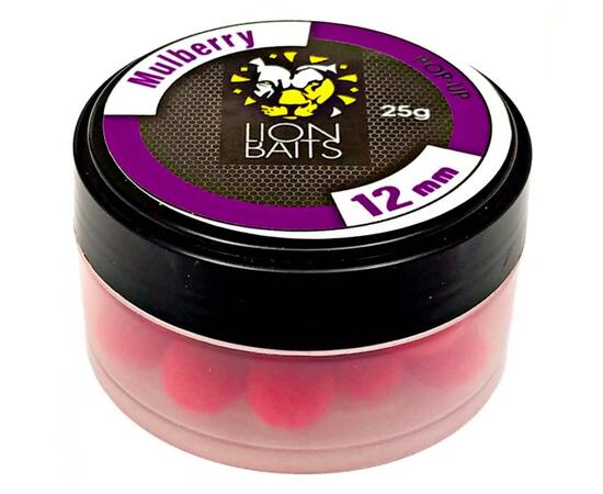 Lion Baits Бойл (pop-up) Mulberry 12 мм - 25 г, Вкус для группировки: Mulberry, фото 