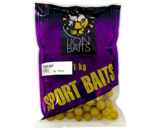 Lion Baits Бойлы тонущие серии SPORT BAITS 20 мм Tiger Nut - 1 кг, Вкус для группировки: Tiger Nut, фото 