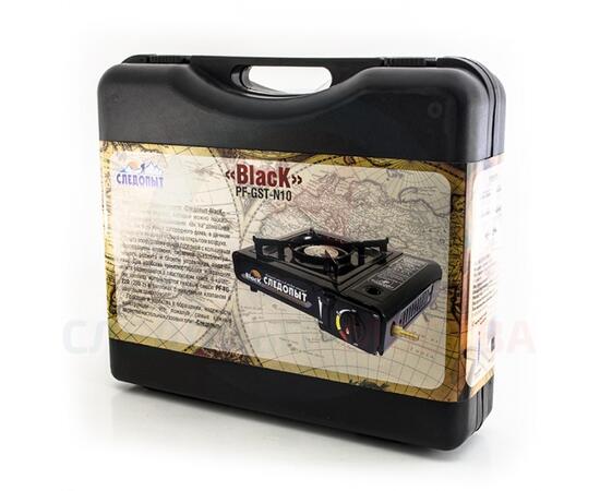 Плита настольная газовая Следопыт Black PF-GST-N10 с переходником, фото , изображение 2