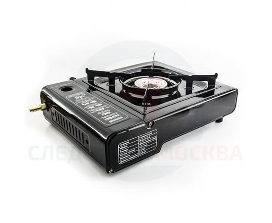 Плита настольная газовая Следопыт Black PF-GST-N10 с переходником, фото , изображение 3