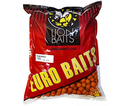 Lion Baits Бойлы тонущие серии EURO BAITS 20 мм (Слива королевская) Plum Royale - 5 кг, Вкус: Plum Royale, Вид рыбы: Карп, Диаметр (мм): 20, фото 