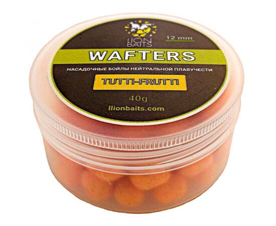 Lion Baits Бойлы нейтральной плавучести Wafters TUTTI-FRUTTI Тутти Фрутти 12 мм 40 гр, Вкус: Тутти Фрутти, Диаметр (мм): 12, фото 