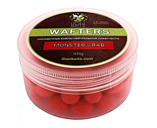 Lion Baits Бойлы нейтральной плавучести Wafters MONSTER CRAB 12 мм 40 гр, Вкус: MONSTER CRAB, Диаметр (мм): 12, фото 