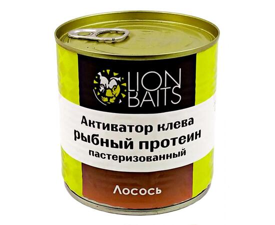 Lion Baits Активатор клева "Рыбный протеин" пастеризованный "ЛОСОСЬ" - 430 мл, Вкус: лосось, фото 