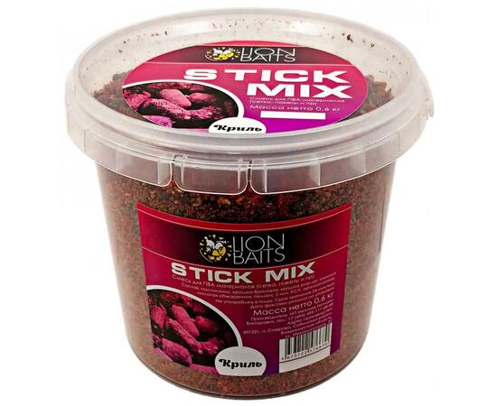 Lion Baits Stick mix "Криль" - 600 гр, Вкус: Криль, фото 