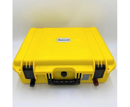 Аккумулятор BatteryCraft Lifepo4 36V 135Ah BMS 100 A c Bluetooth (желтый корпус), фото , изображение 2