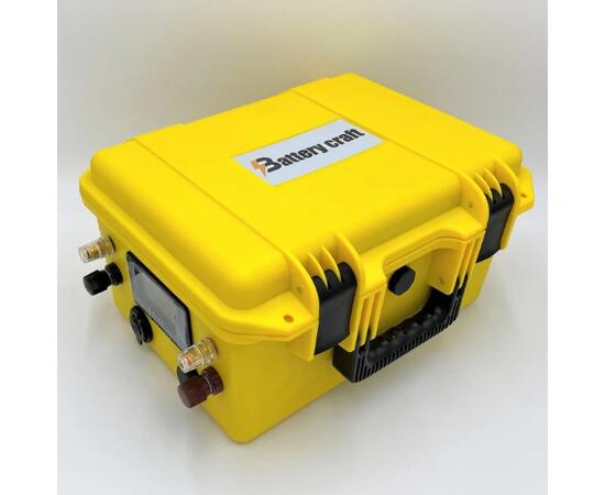 Аккумулятор BatteryCraft Lifepo4 12V 230Ah BMS 100 A c Bluetooth (желтый корпус), фото 